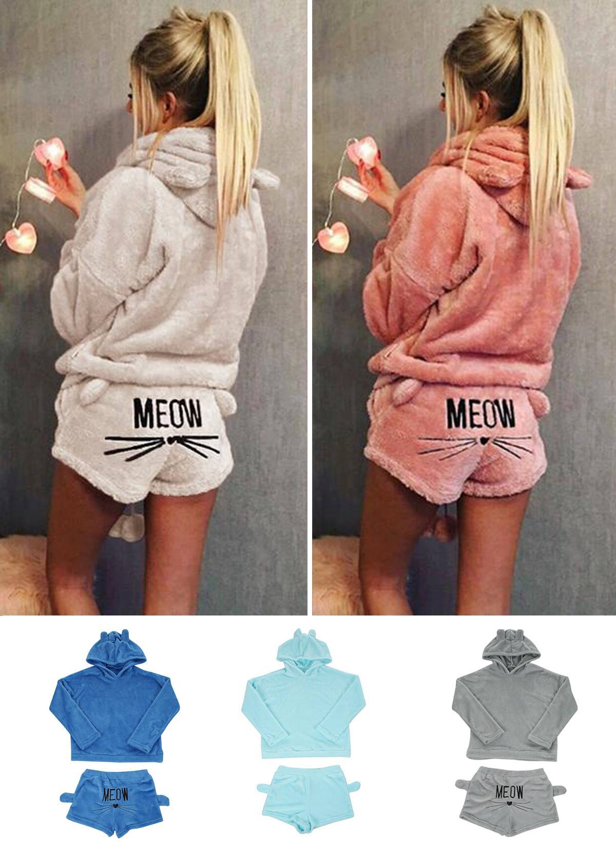 Snug n' Cozy Cat PJs Set