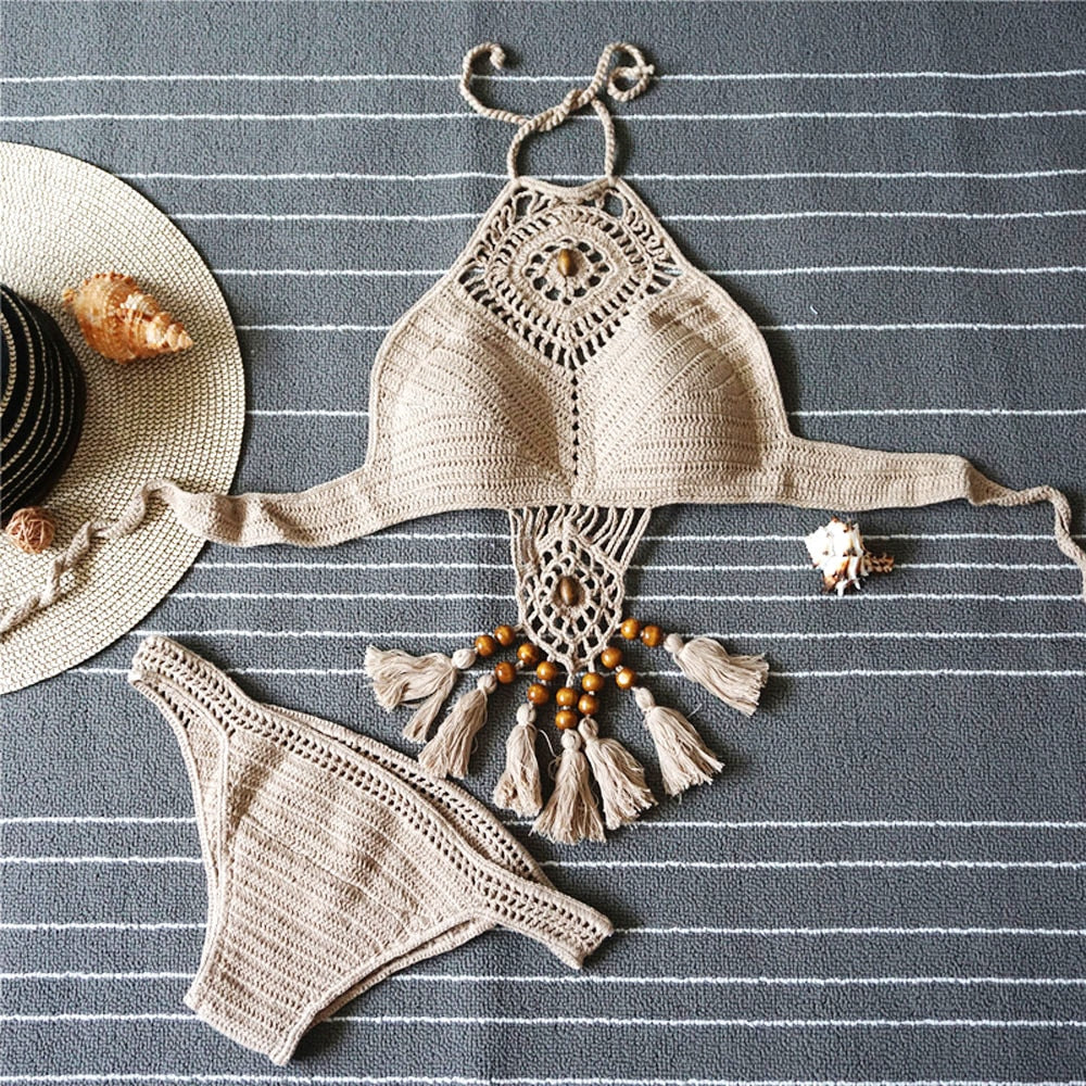 Handmade Bohemian Crochet Bikini Set