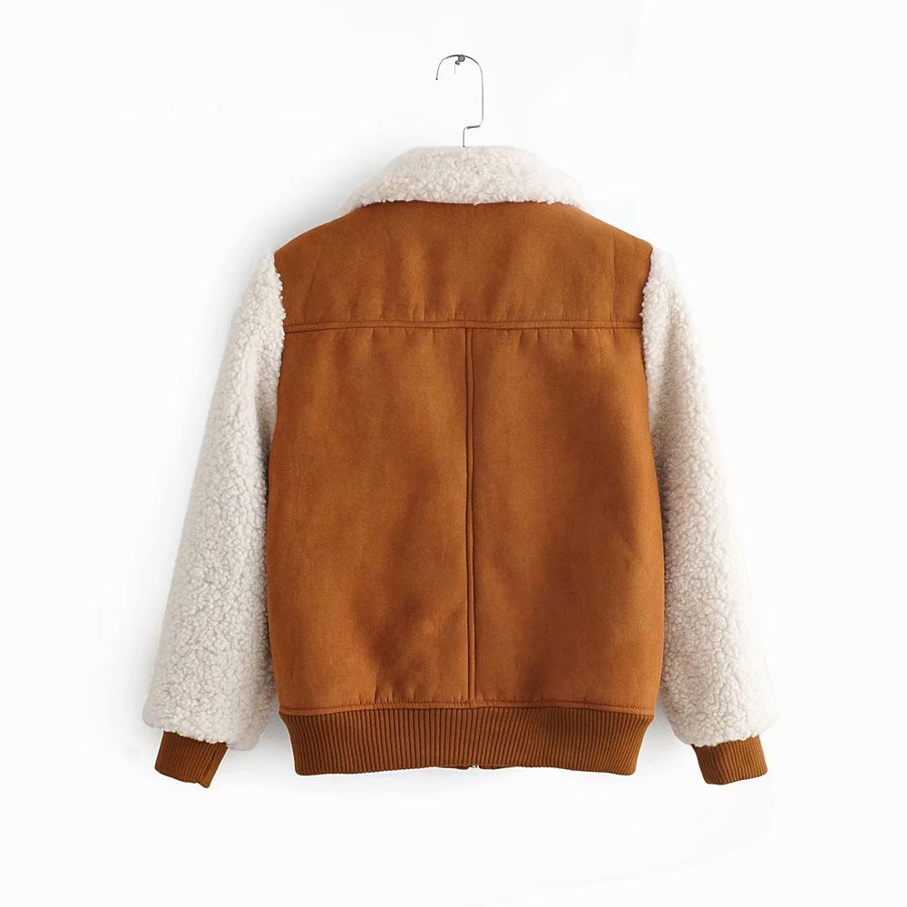FAUX FUR TEDDY JACKET