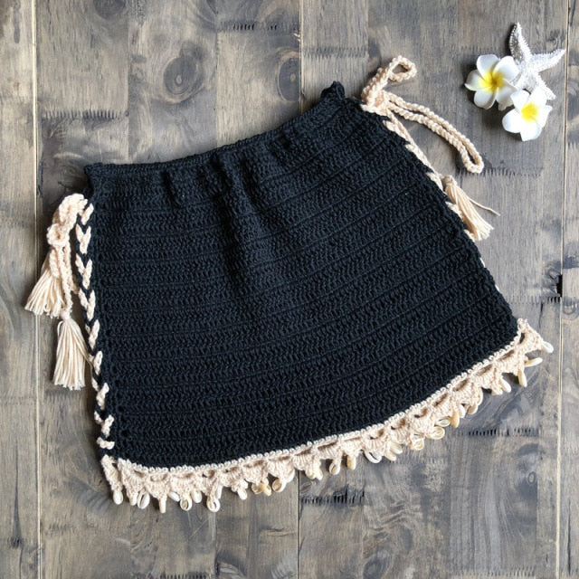 Handmade Bruna Crochet Mini Skirt