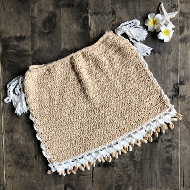 Handmade Bruna Crochet Mini Skirt